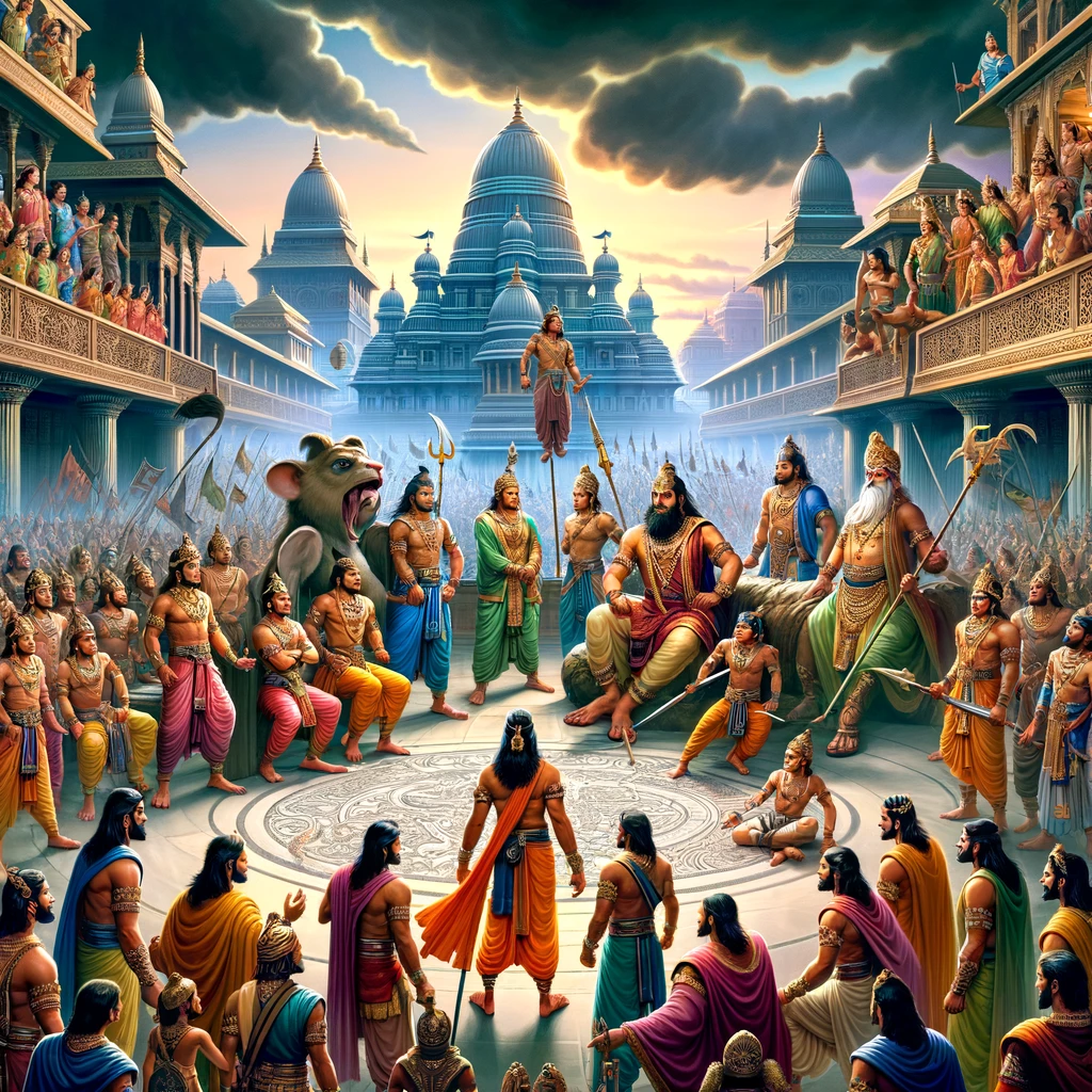 Sugriva Sends Shatabali and Others to the North